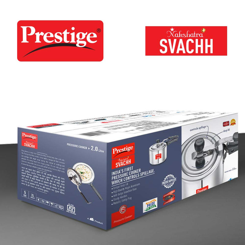 Prestige Nakshatra Plus Svachh Aluminium Inner Lid Pressure Cooker - 10732 - 4