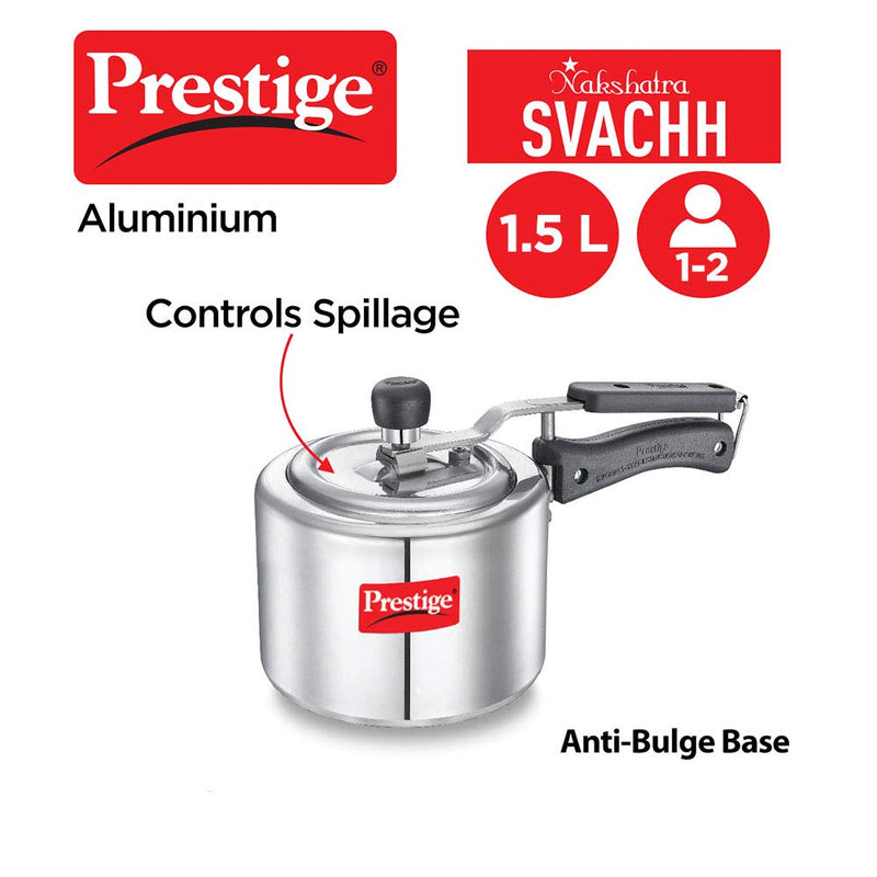 Prestige Nakshatra Svachh Aluminium Inner Lid Pressure Cooker - 10738 - 2