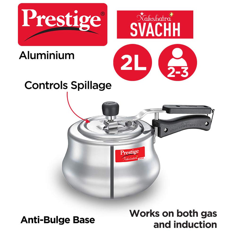 Prestige Svachh Nakshatra Plus Aluminium Handi Pressure Cooker - 10755 - 2