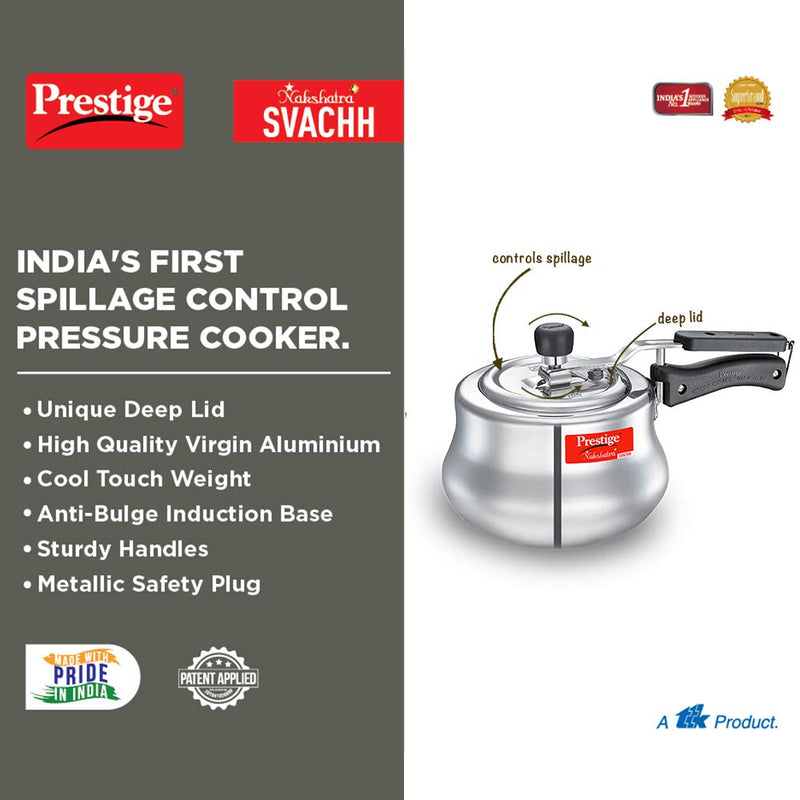 Prestige Svachh Nakshatra Plus Aluminium Handi Pressure Cooker - 10755 - 3