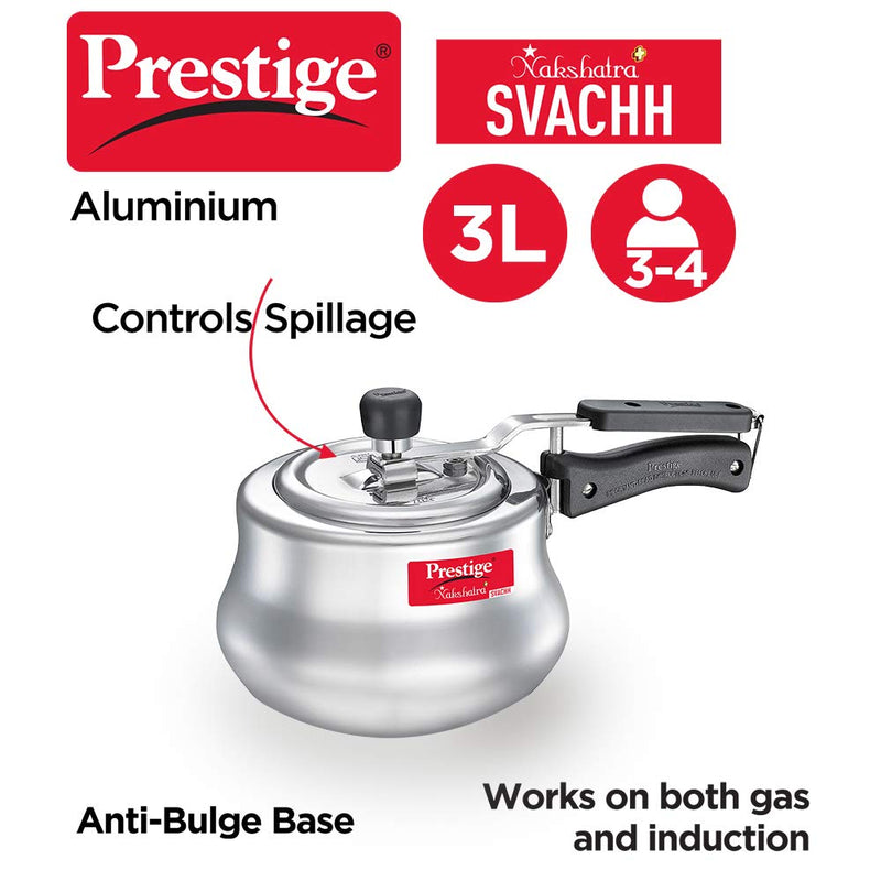 Prestige Svachh Nakshatra Plus Aluminium Handi Pressure Cooker - 10756 - 7