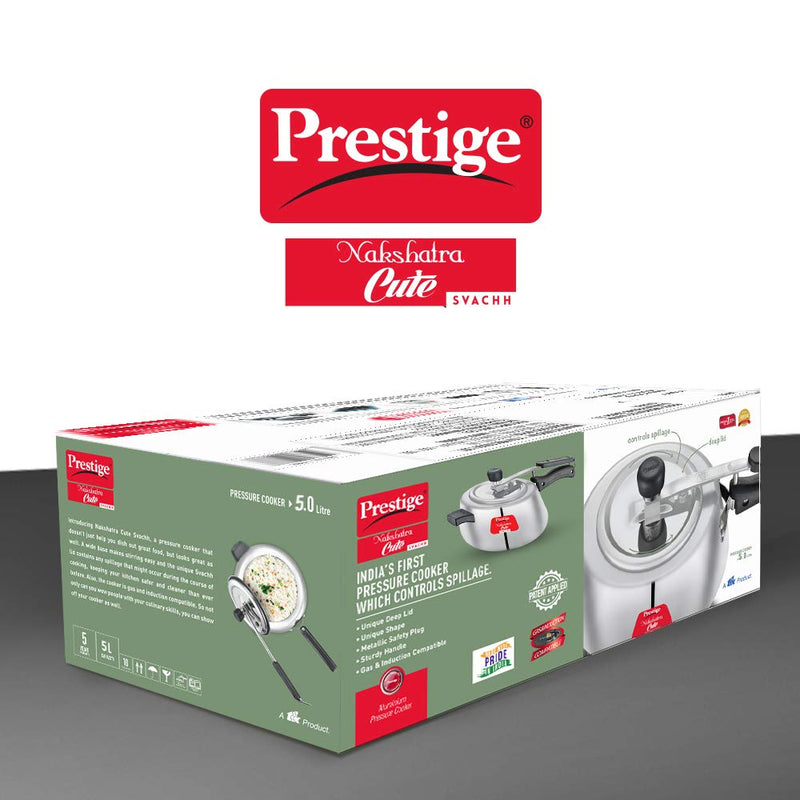 Prestige Svachh Nakshatra Cute Aluminium Pressure Cooker - 10788 - 15