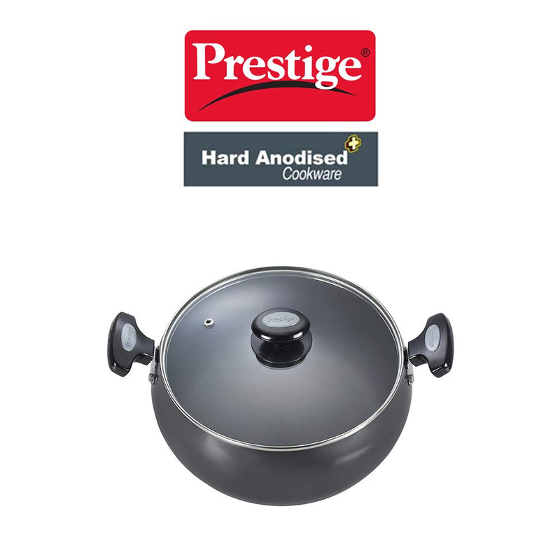 Prestige Hard Anodised Plus Sauce Pan with Glass Lid - 30495 - 5