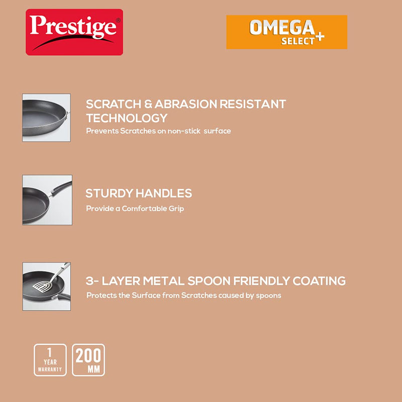 Prestige Omega Select Plus Non-Stick Aluminium Fry Pan - 30714 - 4