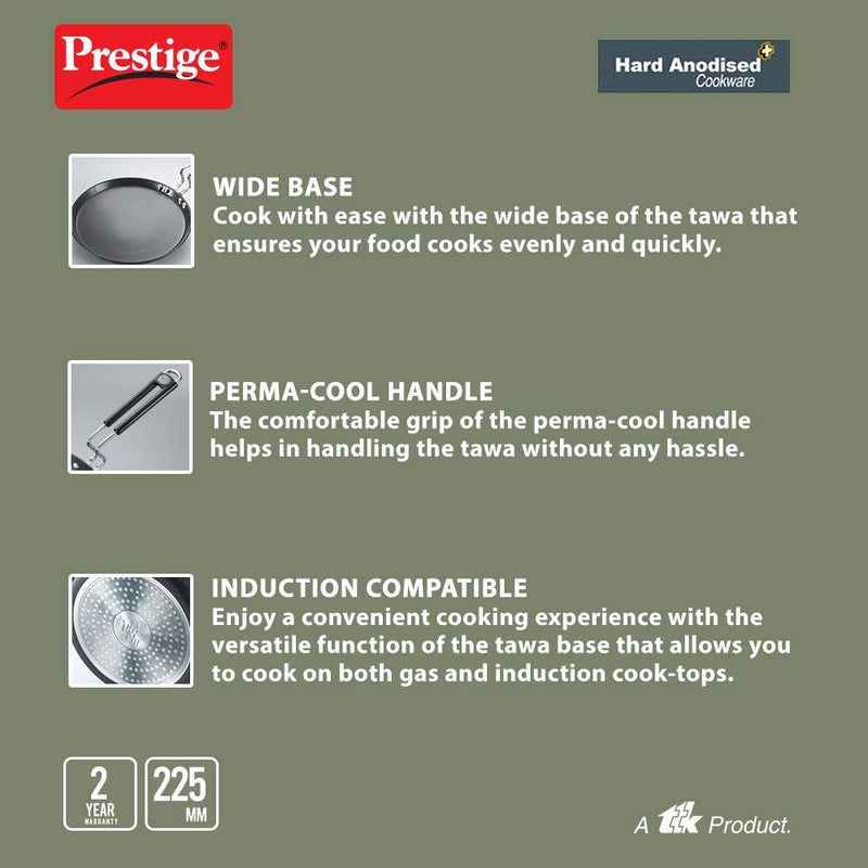 Prestige Hard Anodized Aluminium Plus Roti Tawa - 4