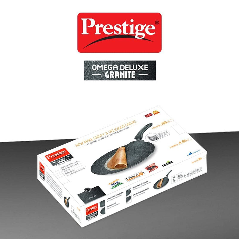 Prestige Omega Deluxe Granite Flat Dosa Tawa - 36862 - 5