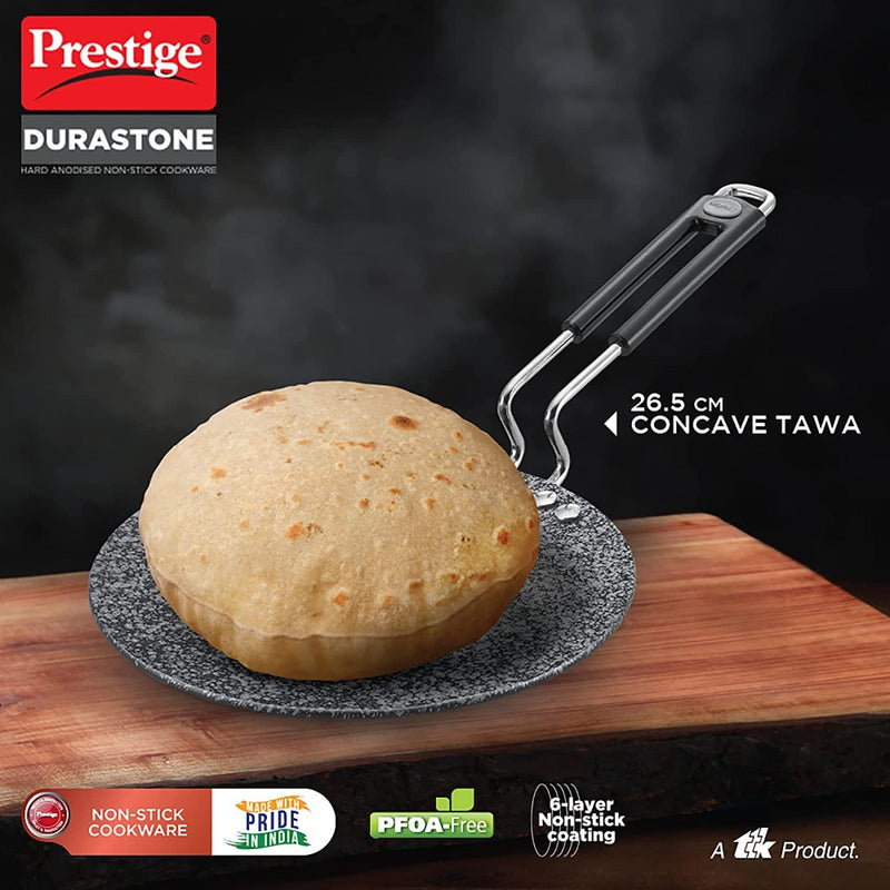 Prestige Durastone Hard Anodised 6 Layer Non-Stick Tea Pan with