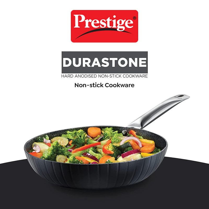Prestige Durastone Hard Anodised 6 Layer Non-Stick Coating Fry Pan - 12