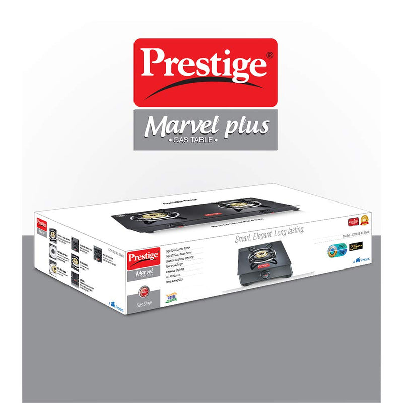 Prestige Marvel Glass Top Gas Table GTM 01