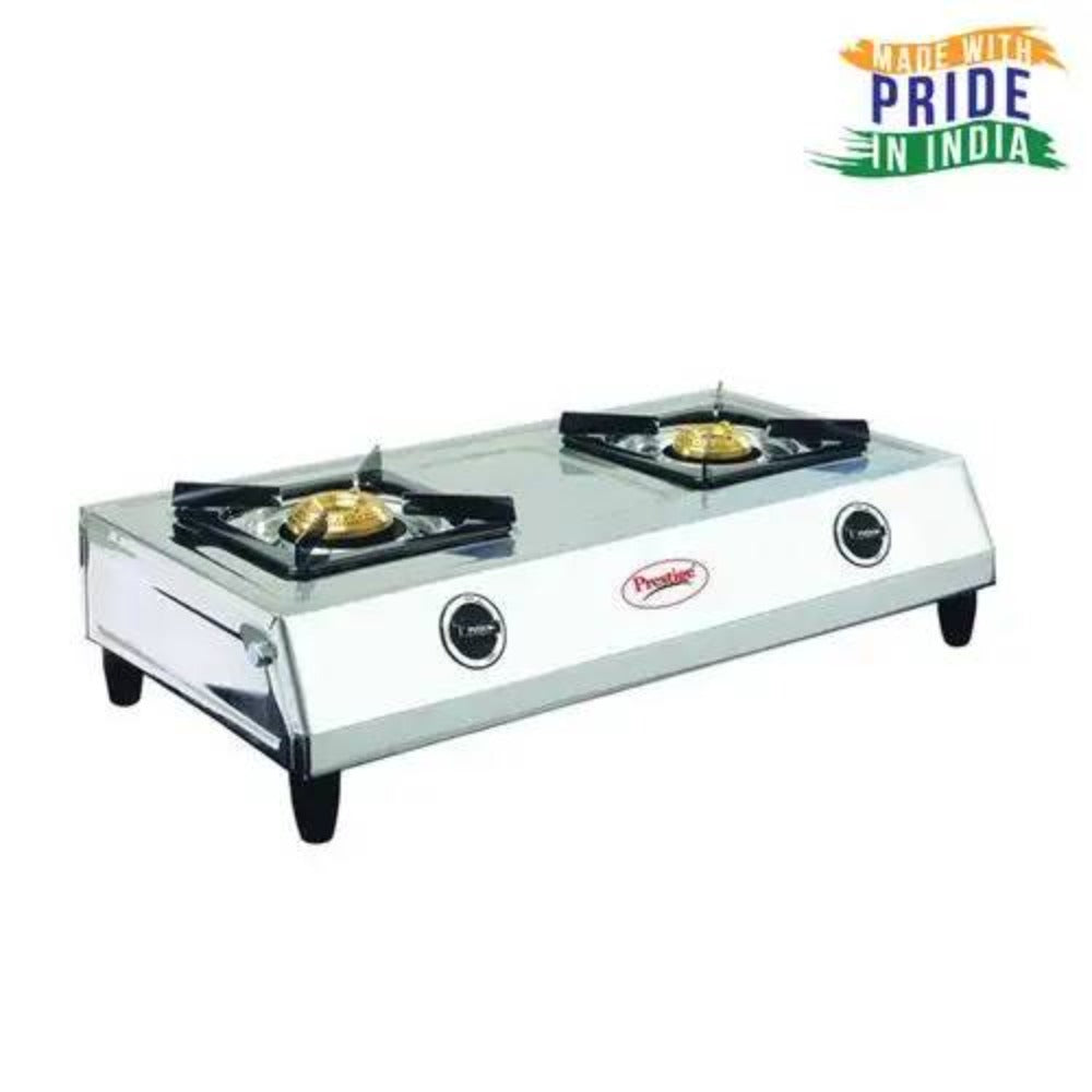 Prestige Agni 2 Burners Manual Stainless steel Gas Stove - PR40053 - 2