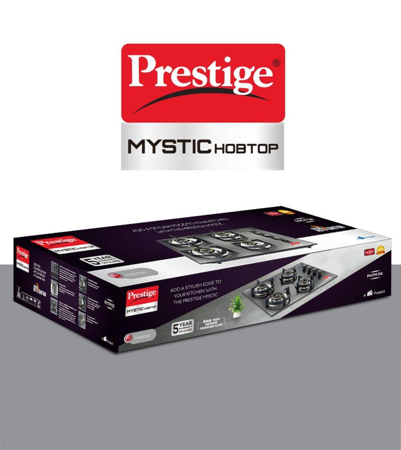 Prestige Mystic PHTM 04 Toughened Glass Top 4 Burners Hobtop - 40575 - 6
