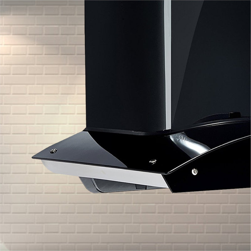 Prestige AKH 600 CB Auto Clean Kitchen Hood Chimney with 2 Baffle Filters | 850 m3/hr | Black