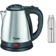 Prestige Lifestyle Combo Pack  - Electric Kettle 1.5 L AND Stainless Steel Water Bottle 750 ML only on www.rasoishop.com