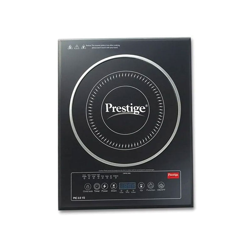 Prestige PIC 2.0 V2 2000-Watt Induction Cooktop with Touch Panel