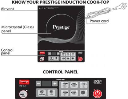 Prestige PIC 19.0 1900 Watt Induction Cooktop