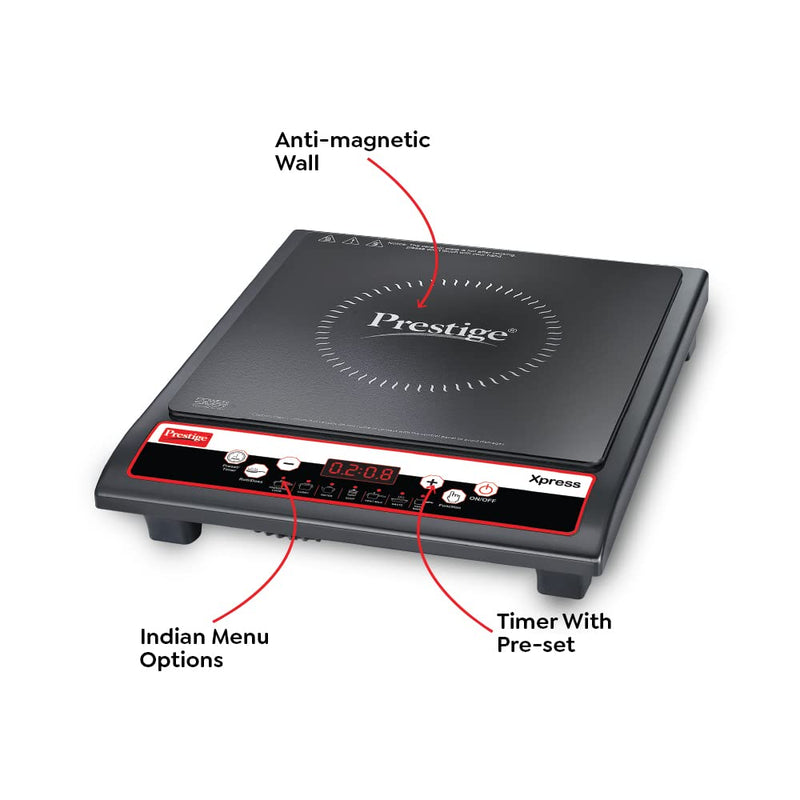 Prestige Xpress 1200 Watt Induction Cooktop with Ceramic Plate - 7