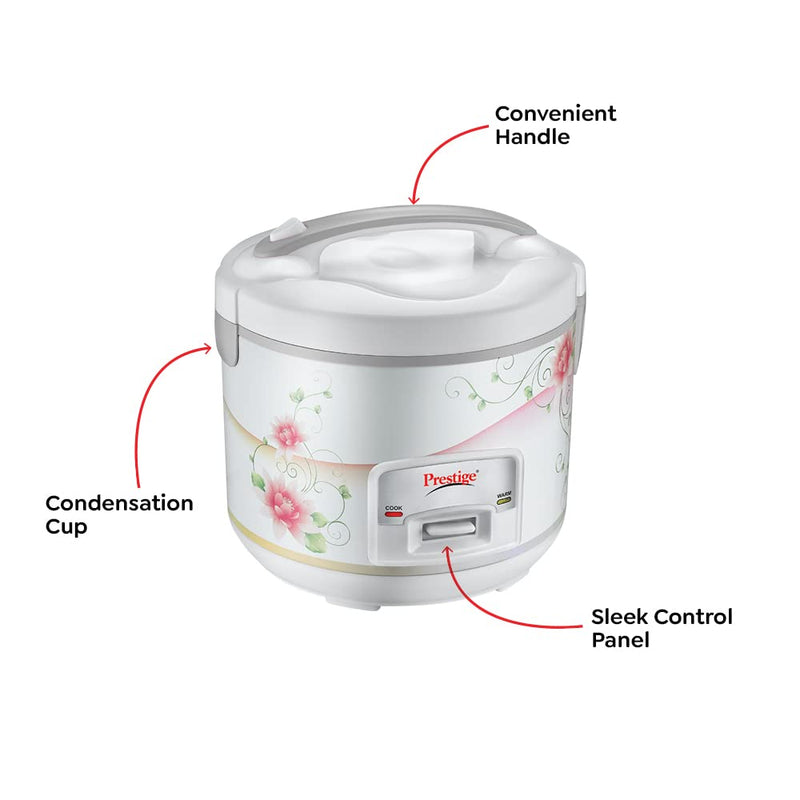 Prestige Delight PRCK 1.8 Litre Electric Rice Cooker with Detachable Power Cord - 8