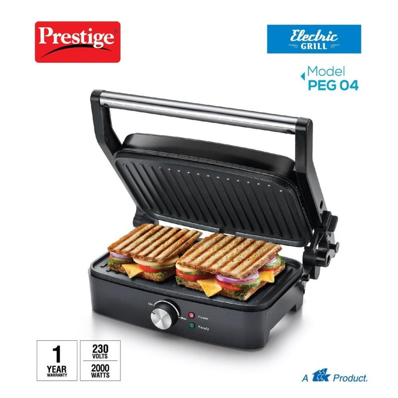 Prestige PEG 4.0 2000 Watts Electric Commercial Grill Toaster with Detachable Oil Collector - 42264 - 2