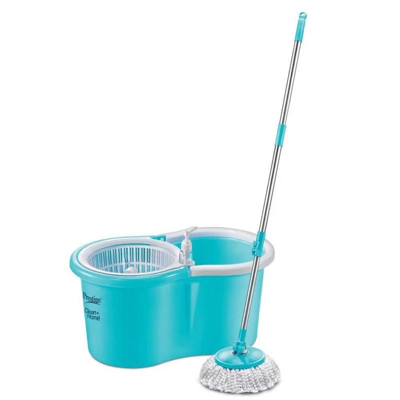 Prestige Clean Home Magic Spin Mop PSB 01 Deluxe with 2 Mop Heads - 42649 - 1