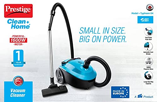 Prestige Clean home Typhoon 04 Vacuum Cleaner, 1600 Watts | Blue & Black-3