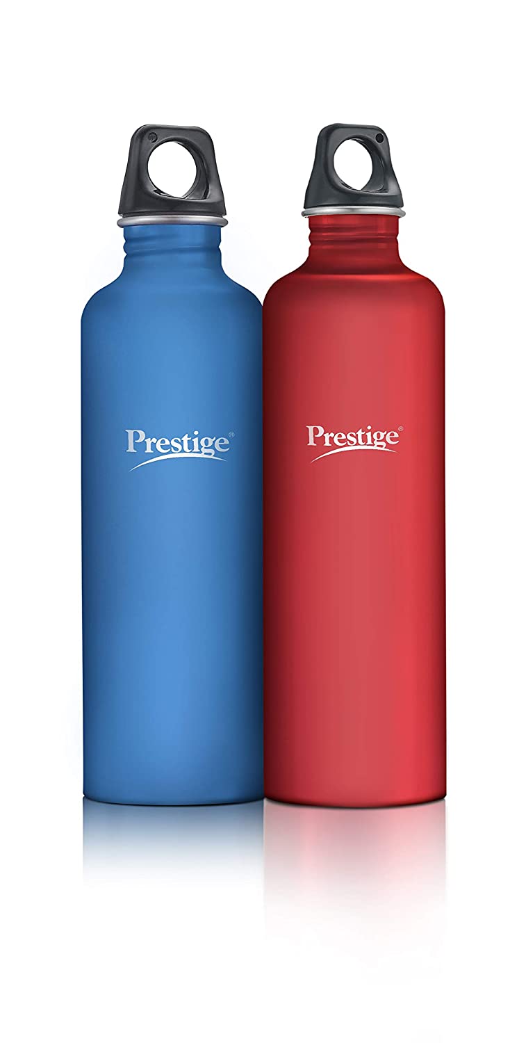 Prestige Colored Stainless Steel Water Bottle (PSWBC 14) | 1000 ml | Each | Red | Blue-1