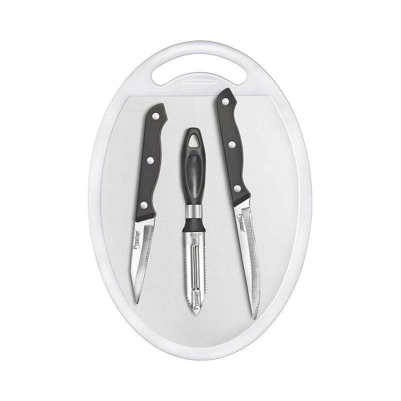 Prestige Truedge 4 pc Knife Set (Utility Knife, Paring Knife, Peeler, & Board) 43058-1
