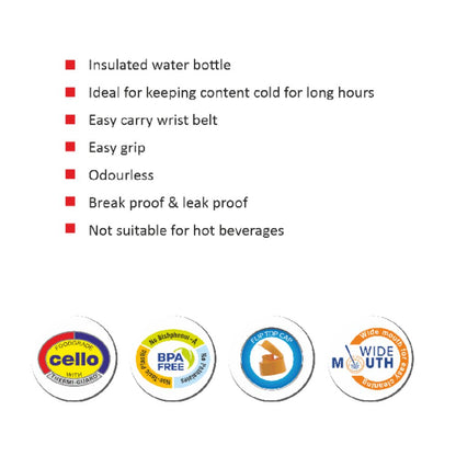 Cello Puro Sports Plastic Water Bottle - 11