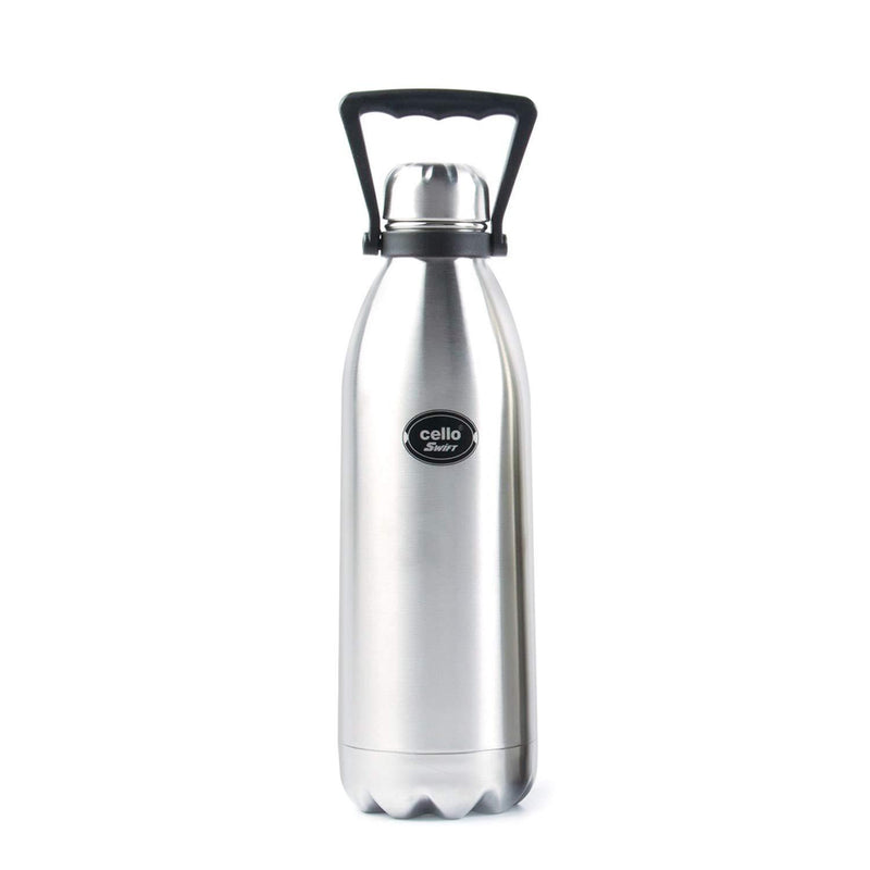 Cello Swift Stainless Steel Flask, Thermo Seal, 18/8 Steel