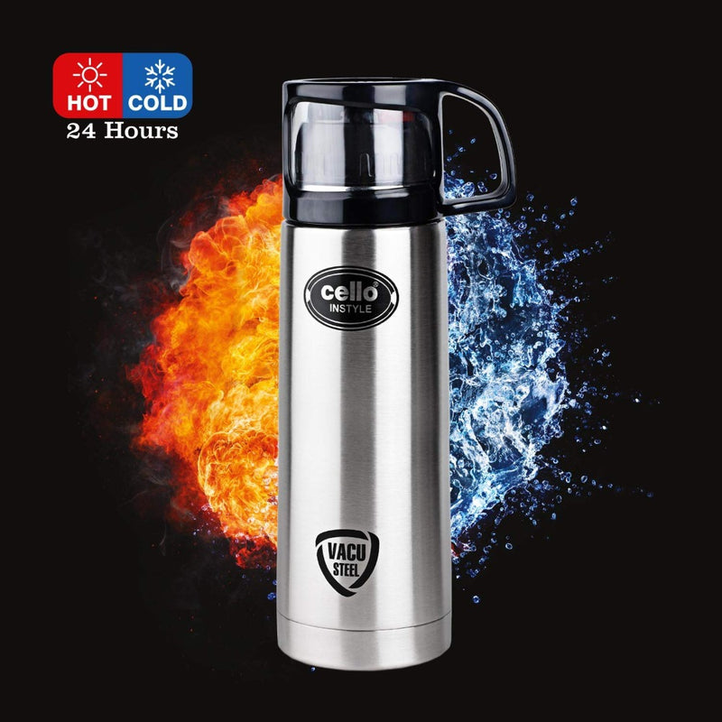 Cello Instyle Stainless Steel Vacusteel Flask - 13