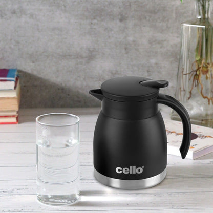 Cello Duro Pot Stainless Steel Insulated Teapot with Durable DTP Coating - 14