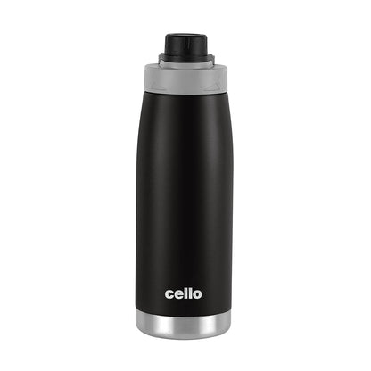 Cello Duro Sports Tuff Steel 1100 ML Water Bottle with Durable DTP Coating | 1 Pc