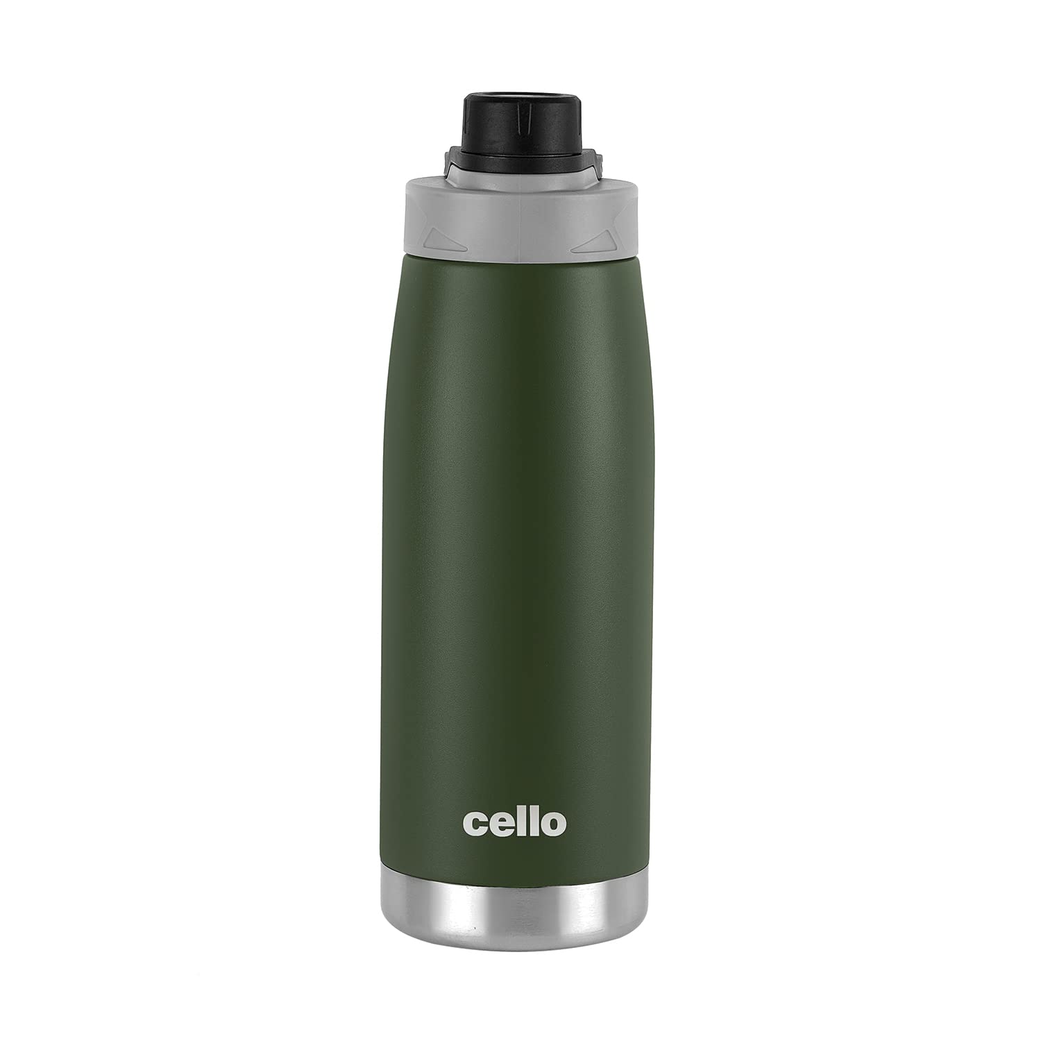 Cello Duro Sports Tuff Steel 1100 ML Water Bottle with Durable DTP Coating | 1 Pc