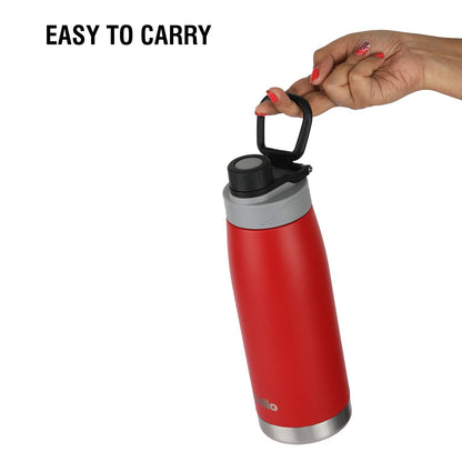 Cello Duro Sports Tuff Steel 1100 ML Water Bottle with Durable DTP Coating | 1 Pc