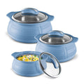 Milton Weave Junior Insulated Inner Stainless Steel Casserole with Glass Lid Set - 1
