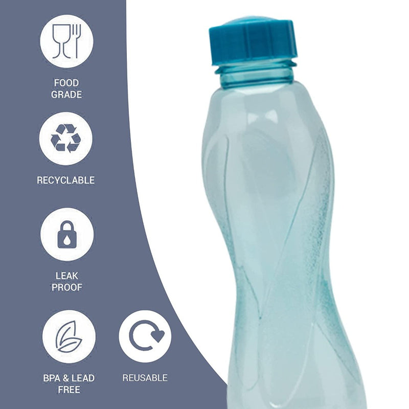 Milton Pet Water Bottles Set of 6 ,Leak Proof & Lightweight (1
