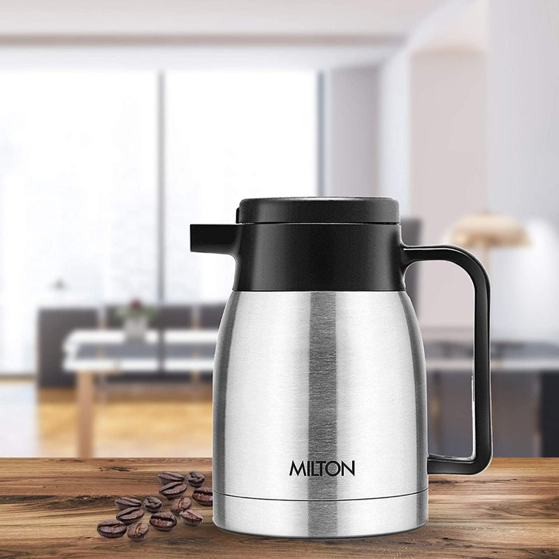 MILTON Thermosteel Classic Carafe Tea/Coffee Pot (600 Ml)
