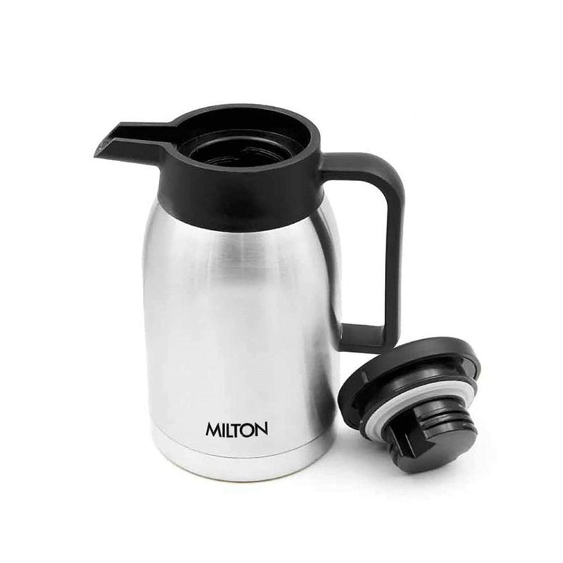 Milton Thermosteel Flip Lid Flask 350, Double Walled Vacuum Insulated  Thermos 350 ml | 12 oz | 24 Hours Hot and Cold Water Bottle with Cover,  18/8