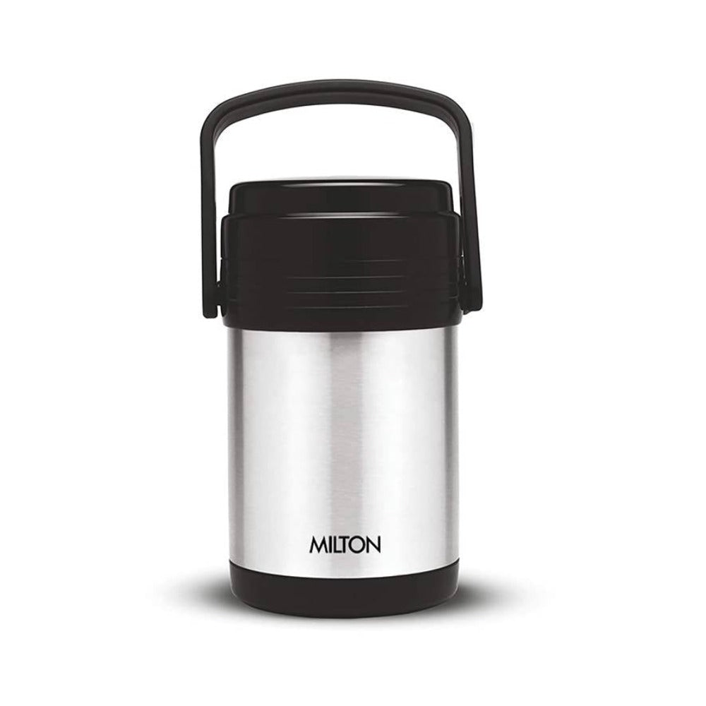 Milton Thermosteel Hot Meal Lunch Box with Cover Silver – Rasoi Shop