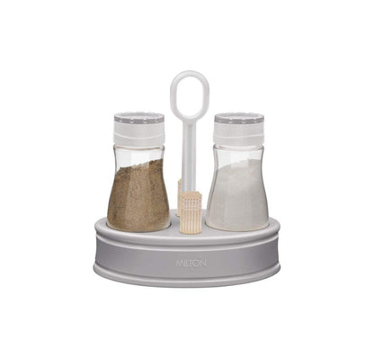 Milton Pet Salt & Pepper Jar Set with Stand - 1