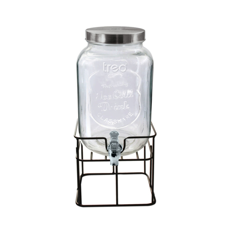 Treo Cask Dispensing Jar With Steel Tap and Iron - 3