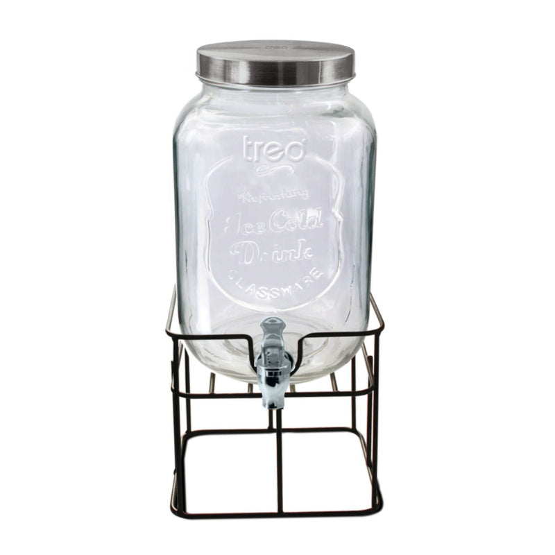 Treo Cask Dispensing Jar With Steel Tap and Iron - 4