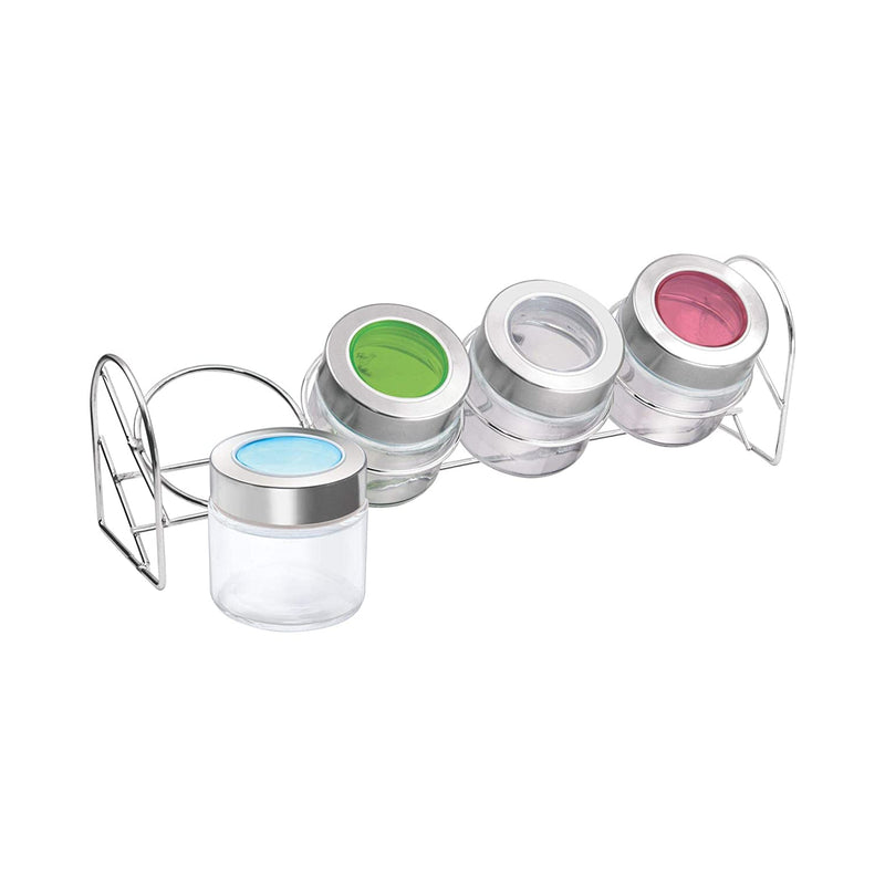 Treo Delfy Jar 4Pc Set With Metal Stand 100ML -Tre0025