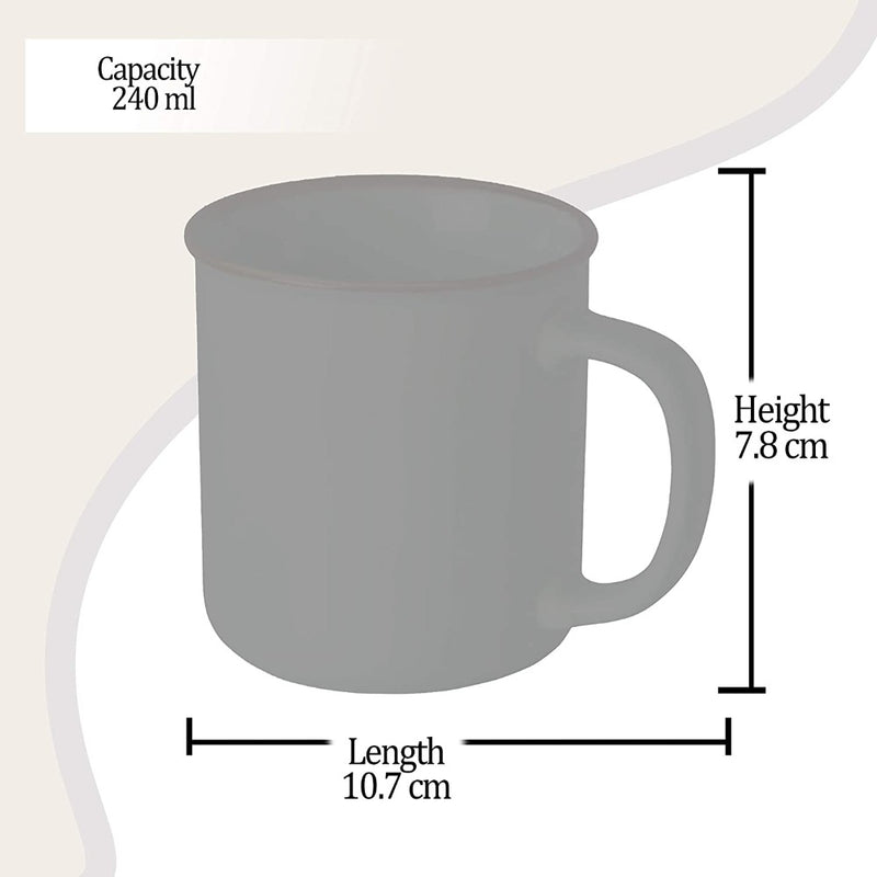 Treo Glare Ceramic 240 ML Mug - 11