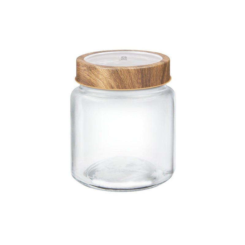Treo Woody Radius Storage Glass Jar - 2