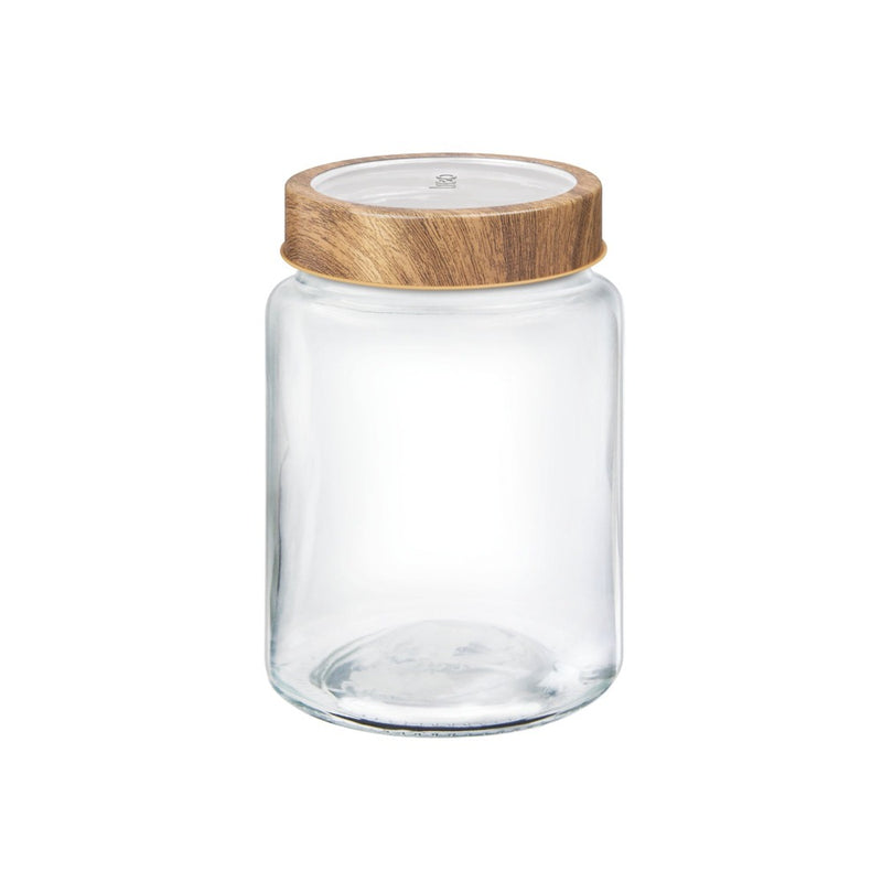 Treo Woody Radius Storage Glass Jar - 6
