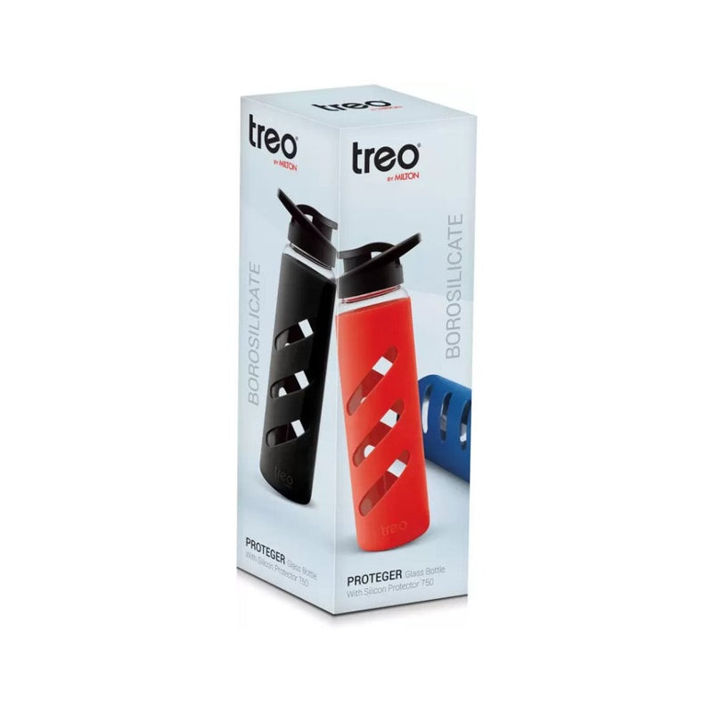 Treo Proteger Borosilicate Glass Bottle with Silicon Protector - 750 ML - 14