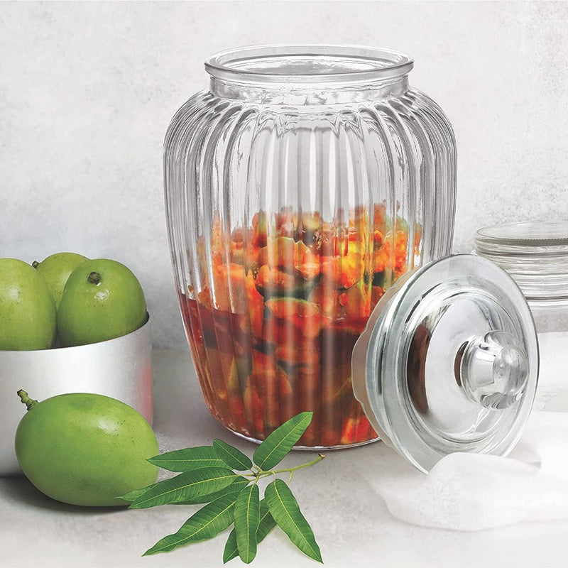 Treo Pot Jar with Glass Lid - 2350 ML - 11