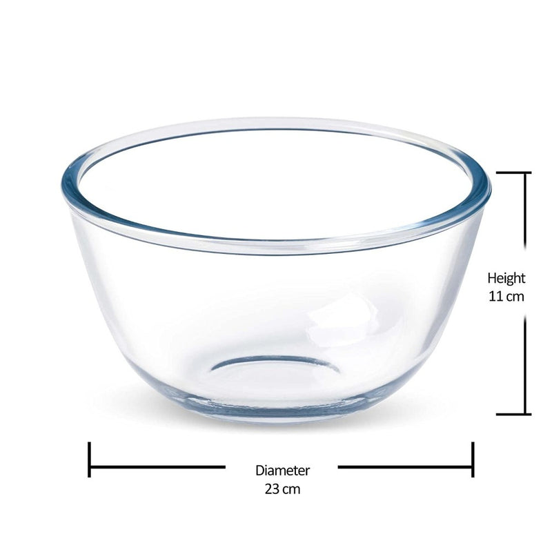 Treo Ovensafe Borosilicate Glass Mixing Bowl - 15