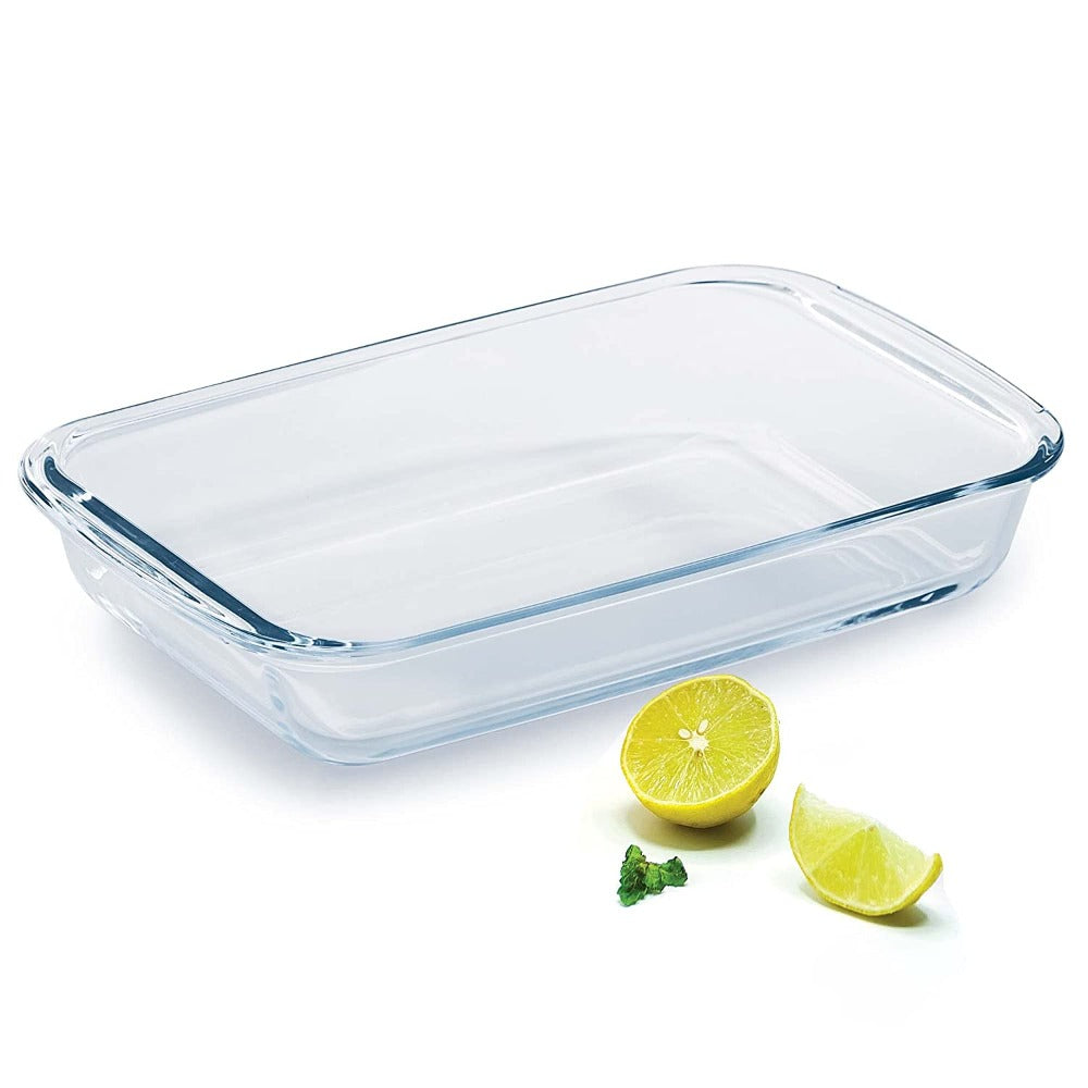 Treo Ovensafe Rectangular Borosilicate Glass Dish Transparent Pc