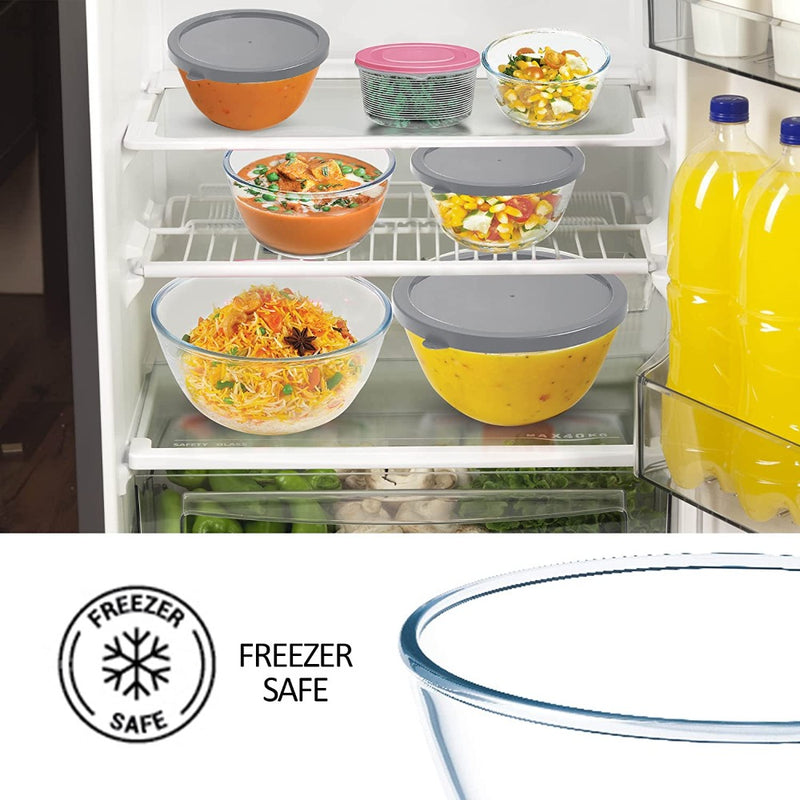 Treo Ovensafe Mixing Borosilicate Glass Bowl with Quick Lid - 12